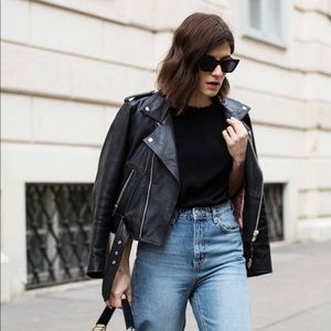 Bagatelle. NYC Leather Biker Jacket